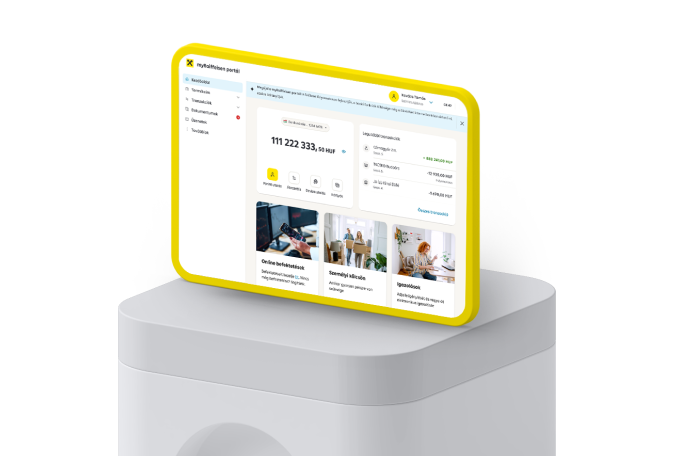Kiemelt tartalom, Online banking made easy: myRaiffeisen Internet Banking provides fast, convenient, and secure access to your finances—anytime, anywhere.